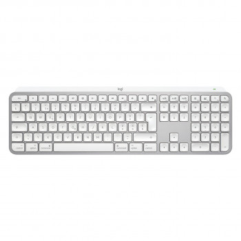 Logitech Master Series MX Keys S for Mac 920-011628 tastatūra Mac datoriem, Šveices (CH) taustiņu izkārtojums, gaiši pelēkā krāsā