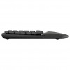 Logitech Wave Keys 920-012289 ergonomiska bezvadu tastatūra, 2,4 GHz / Bluetooth, Šveices (CH) taustiņu izkārtojums, grafīta krāsā