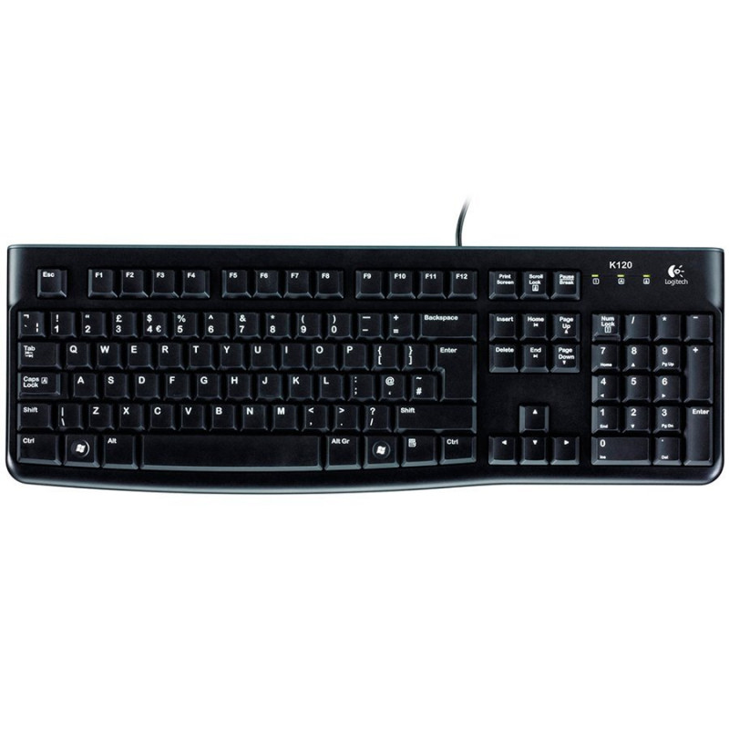 Logitech K120 920-002487 USB tastatūra ar igauņu valodas izkārtojumu