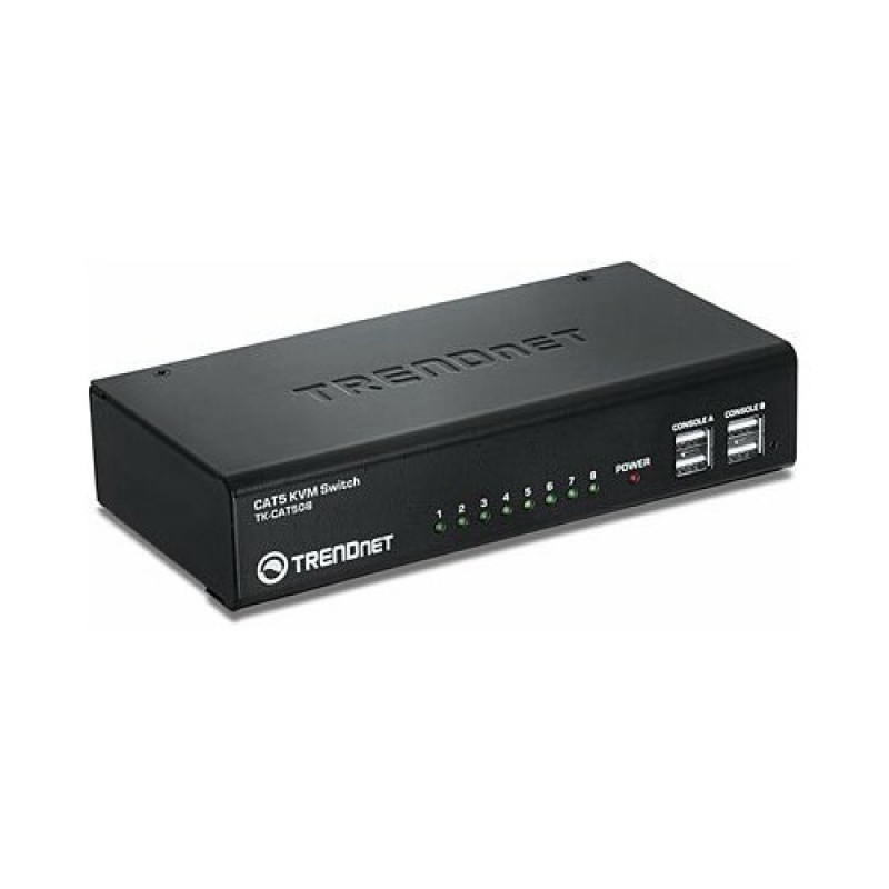 TRENDnet TK-CAT508 KVM pārslēgs, 8 KVM porti
