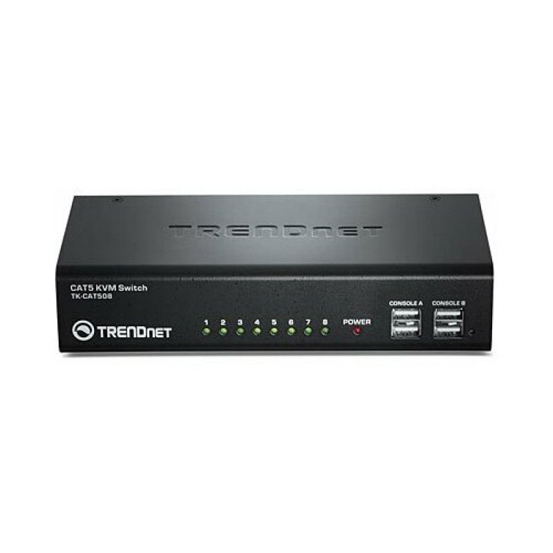 TRENDnet TK-CAT508 KVM pārslēgs, 8 KVM porti