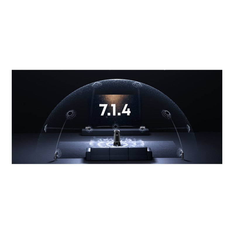 Anker Nebula X1 Pro (D21513F1) 4K UHD (3840 x 2160) projektors, 3500 ANSI lūmenu, ar Wi-Fi, melnā krāsā
