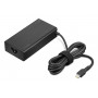 Lenovo GX21V43585 USB-C 100 W strāvas adapteris (ES, P) portatīvajam datoram, melnā krāsā