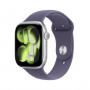 Apple Watch Series 11 MFCR4QL/A 5G viedpulkstenis ar 46 mm alumīnija korpusu, GPS + Cellular, sudraba krāsā, M/L