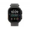 Apple Watch Ultra 4 viedpulkstenis, GPS + Cellular, 49 mm, melns, Ocean siksniņa caurspīdīgi melna