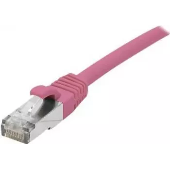 Exertis Connect Cat 6A S/FTP (PiMF) tīkla kabelis, rozā krāsā, 0,5 m