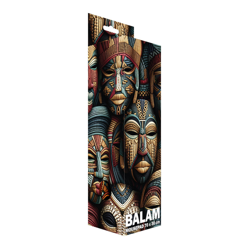 Sbox BALAM XL MP-04 peles paliktnis, 700x300 mm, melnā krāsā ar apdruku