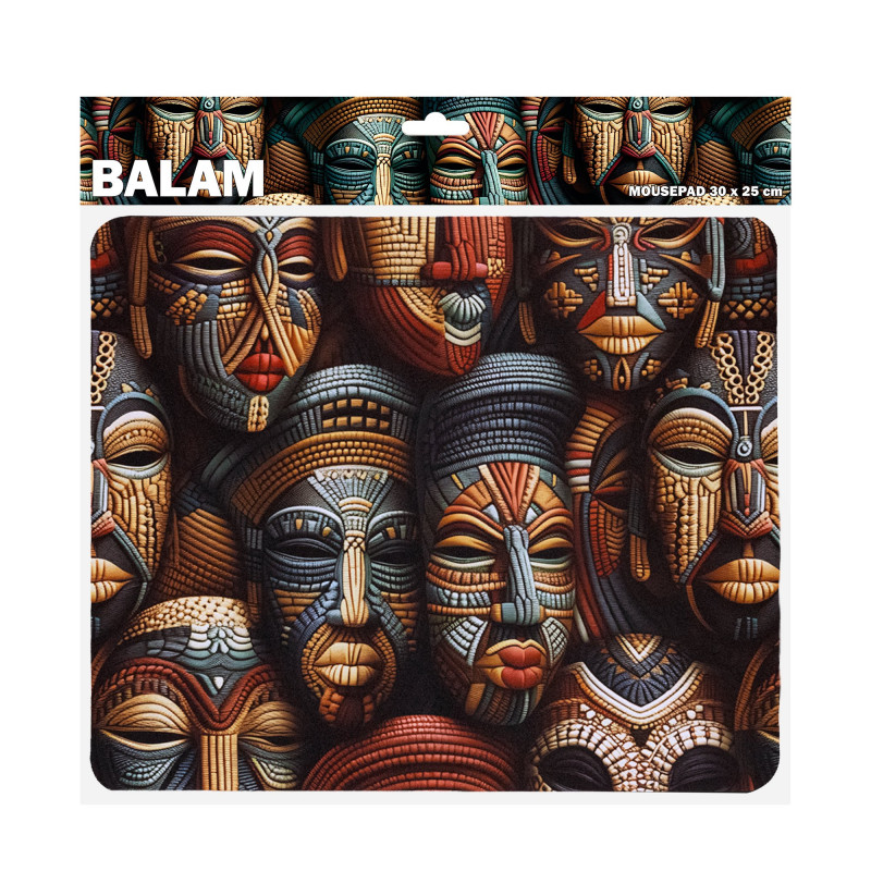 Sbox BALAM M MP-04 peles paliktnis, 300x250 mm, melnā krāsā ar apdruku
