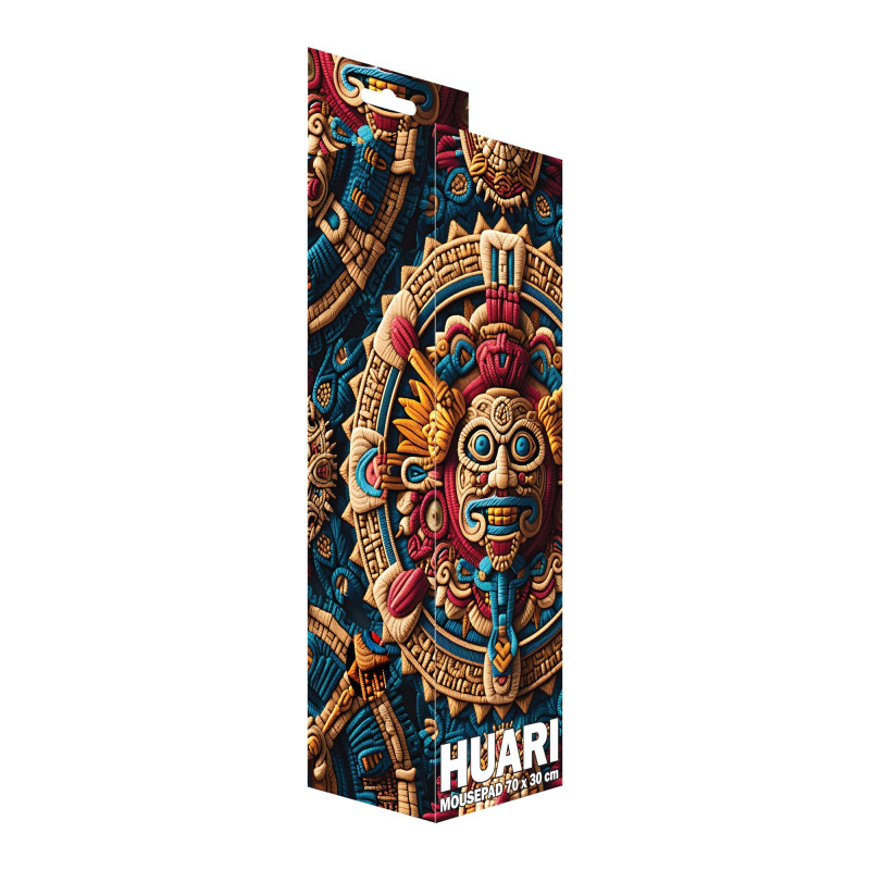 Sbox HUARI XL MP-05 peles paliktnis, 700x300 mm, melnā krāsā ar apdruku