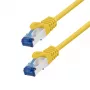 LogiLink CP4017S tīkla kabelis Cat.6A CCA S/FTP LSZH, 0,25 m, dzeltens, EconLine