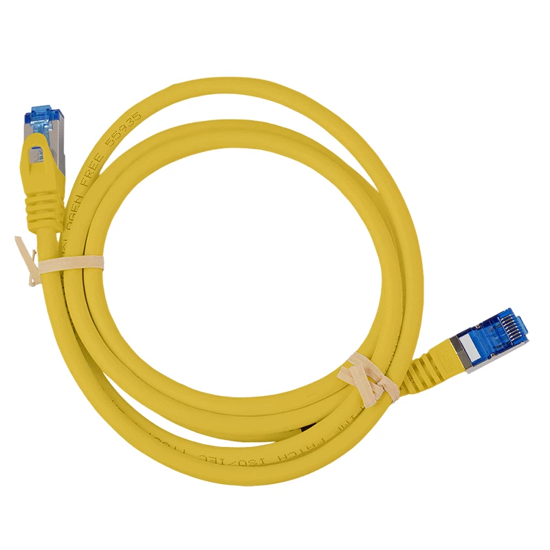 LogiLink CP4017S tīkla kabelis Cat.6A CCA S/FTP LSZH, 0,25 m, dzeltens, EconLine