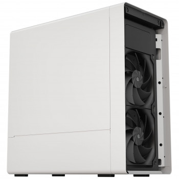 HAVN BF 360 Flow Solid datora korpuss, Midi Tower, E-ATX, baltā krāsā
