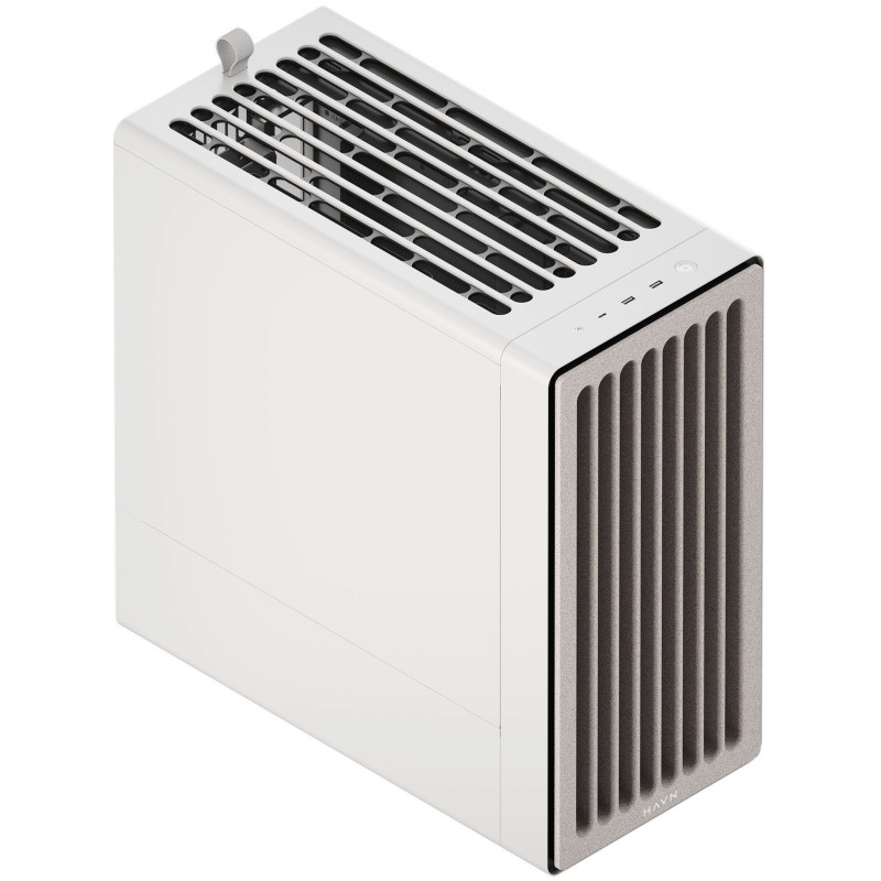HAVN BF 360 Flow Solid datora korpuss, Midi Tower, E-ATX, baltā krāsā