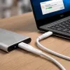 LogiLink CU0244 USB 2.0 vads USB-C–Micro-USB, 480 Mbps, 12 W, balts, 2 m