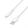 LogiLink CU0251 USB 2.0 vads USB-C–USB-A, 480 Mbps, 15 W, balts, 0,5 m