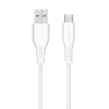 LogiLink CU0251 USB 2.0 vads USB-C–USB-A, 480 Mbps, 15 W, balts, 0,5 m