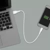 LogiLink CU0251 USB 2.0 vads USB-C–USB-A, 480 Mbps, 15 W, balts, 0,5 m