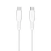 LogiLink CU0261 USB 2.0 vads USB-C–USB-C, 480 Mbps, 60 W, balts, 0,5 m