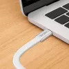 LogiLink CU0445 USB 2.0 plakans vads USB-C–USB-C, pīts, 480 Mbps, 60 W, balts, 1 m