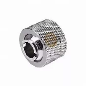 Thermaltake Pacific CL-W031-CA00SL-A spiedienfitings, 1/2″ iekšējais un 5/8″ ārējais diametrs, hromēts