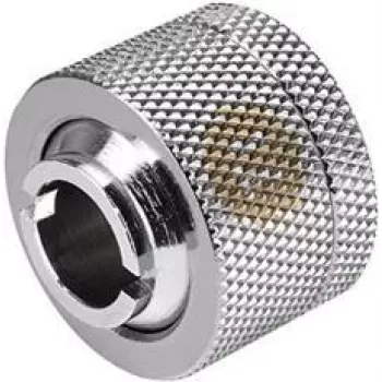 Thermaltake Pacific CL-W031-CA00SL-A spiedienfitings, 1/2″ iekšējais un 5/8″ ārējais diametrs, hromēts