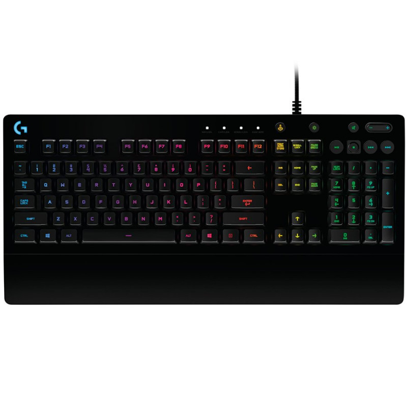 Logitech G213 Prodigy tastatūra spēlēm, SLO/HRV tastatūras izkārtojums