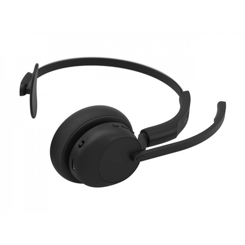 Jabra Evolve3 45 Mono UC austiņas ar LINK 390c un uzlādes statīvu, melnas