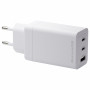 dbramante1928 CI70CCWH4436 baltais 70 W lādētājs ar 2x USB-C un 1x USB-A, ES kontaktdakša