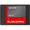 SanDisk NAS 600 SDSNS2400TAB-000G0 iekšējais SSD disks, 4 TB, 2,5 collu, SATA III