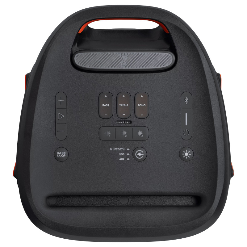 JBL PartyBox 310 JBLPARTYBOX310EU portatīvā ballīšu skaņas sistēma, bezvadu, Bluetooth, vadāma ar lietotni, 240 W, divjoslu, melna