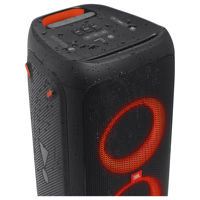 JBL PartyBox 310 JBLPARTYBOX310EU portatīvā ballīšu skaņas sistēma, bezvadu, Bluetooth, vadāma ar lietotni, 240 W, divjoslu, melna