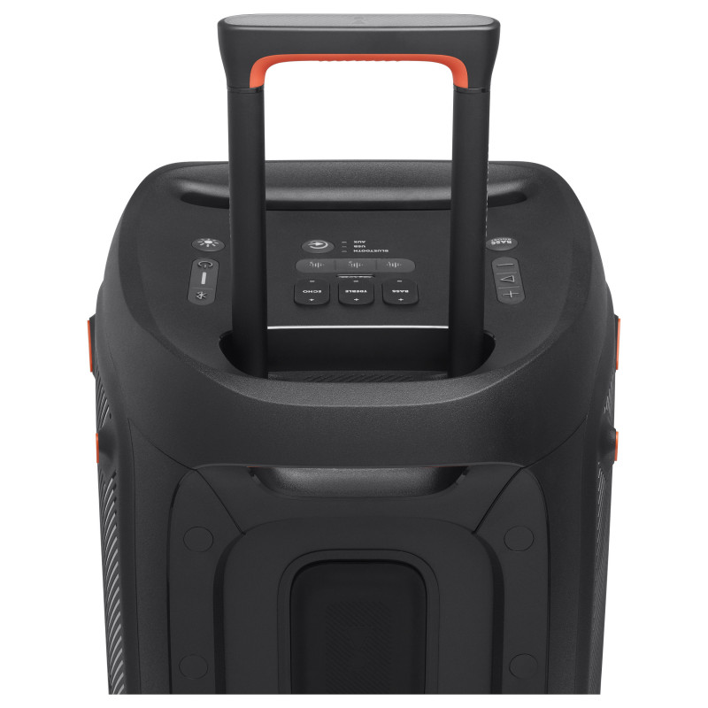 JBL PartyBox 310 JBLPARTYBOX310EU portatīvā ballīšu skaņas sistēma, bezvadu, Bluetooth, vadāma ar lietotni, 240 W, divjoslu, melna