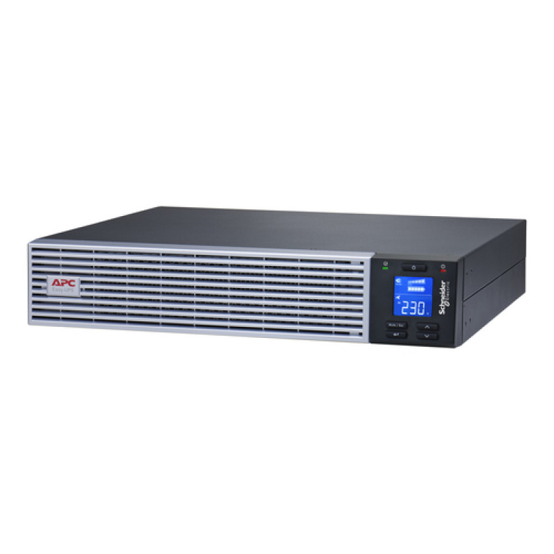 APC Easy UPS On-Line SRVL1KRIRK nepārtrauktās barošanas avots, 1000 VA / 900 W, Li-Ion, 2U statnim, ar montāžas sliedēm