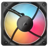 Corsair iCUE LINK RX120 II RGB PWM datora korpusa ventilators CO-9051057-WW, 120 mm, 1 gab., melnā krāsā
