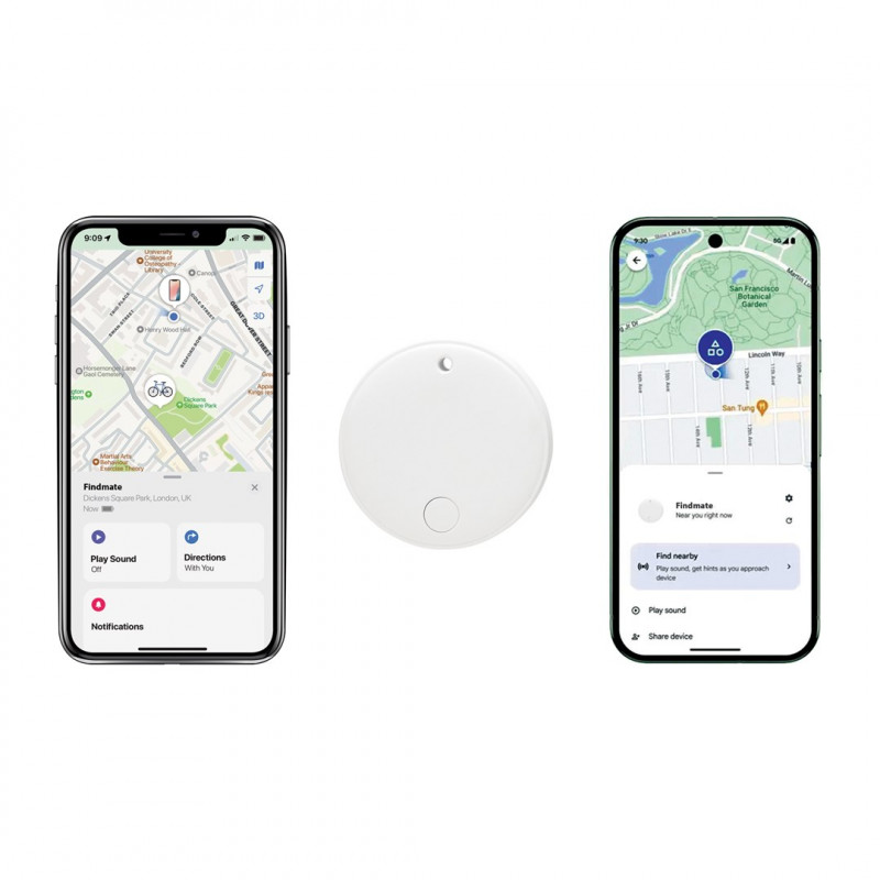 XD Design FindMate Dual RCS meklēšanas atzīme P301.6203, Apple Find My un Android Find Hub, IPX5
