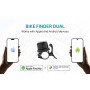 XD Design Connects Bike Finder Dual velosipēda zvans ar meklētāju, Apple un Android Find, IPX6, P301.1401