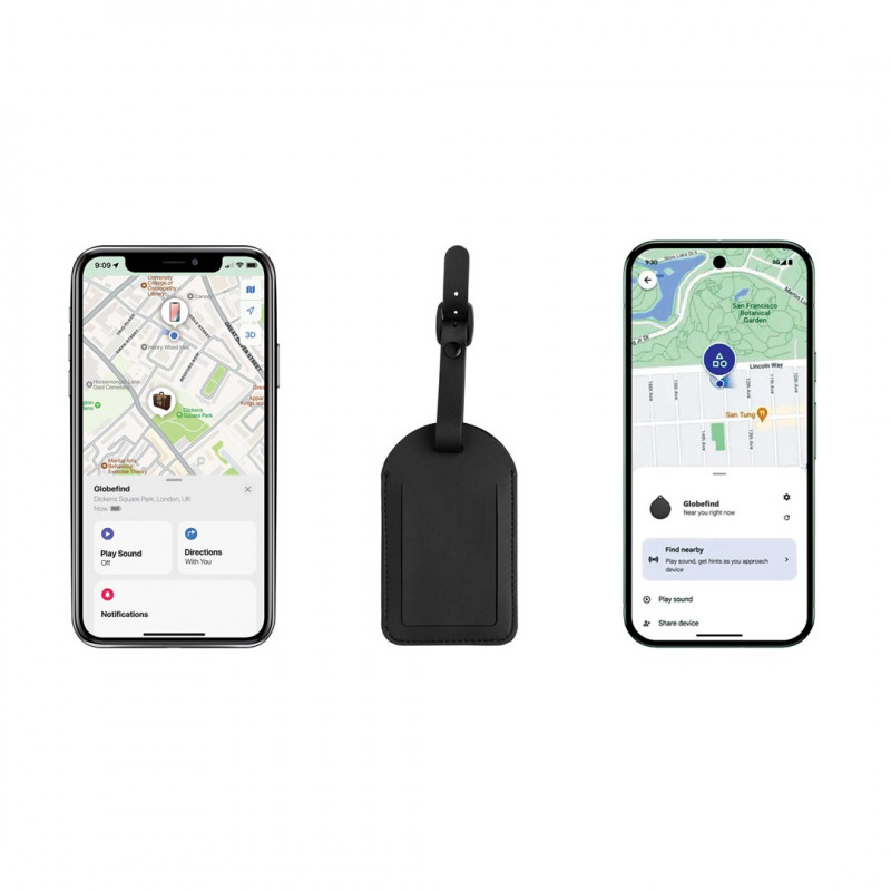 XD Design Connects Globefind Dual RCS bagāžas meklētājs, Apple un Android Find, P301.5701
