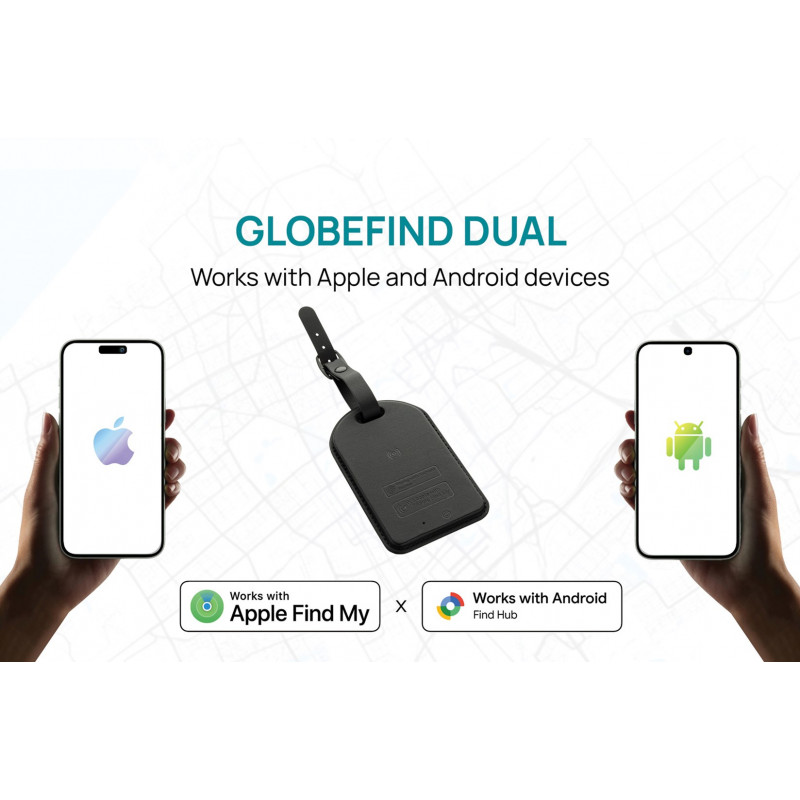 XD Design Connects Globefind Dual RCS bagāžas meklētājs, Apple un Android Find, P301.5701