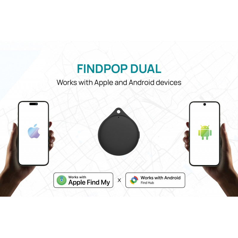XD Design Connects Findpop Dual meklētājs, Apple un Android Find, IPX5, P301.1701