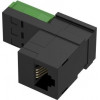 Hama telefona adapteris, T+T spraudnis – moduļu ligzda 6p4c