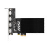 MSI GeForce GT 710 2GD3H grafikas karte, 2 GB GDDR3, 64 bitu kopne, 4x HDMI