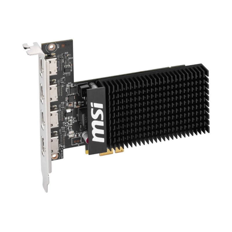 MSI GeForce GT 710 2GD3H grafikas karte, 2 GB GDDR3, 64 bitu kopne, 4x HDMI
