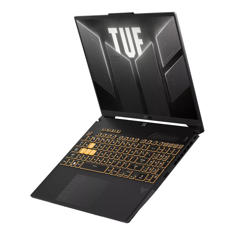 ASUS TUF Gaming F16 FX607VJR-TU305W portatīvais dators, Intel Core 5 205H, 16 GB DDR5, 512 GB SSD, GeForce RTX 3050 6 GB, Windows 11 Home, tastatūra US International, pelēks