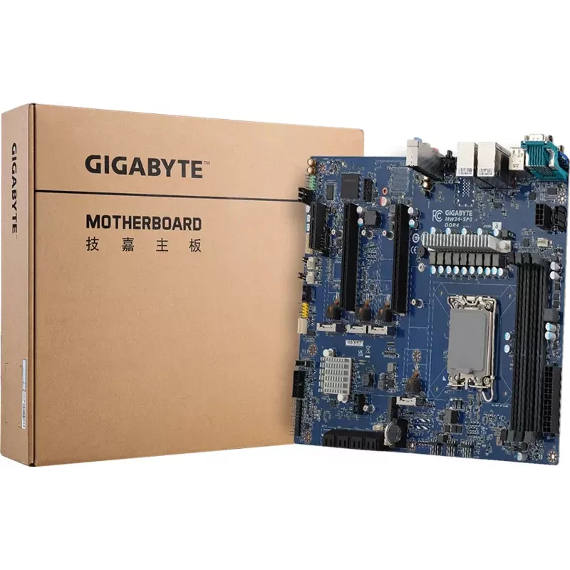 Gigabyte MW34-SP0 Rev. 1.0 pamatplate, ATX, 1700 ligzda, DDR4