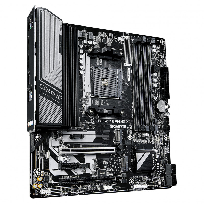Gigabyte B550M Gaming X pamatplate