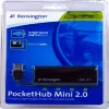Kensington PocketHUB Mini USB 2.0 centrmezgls, 4 pieslēgvietas (33399EU)