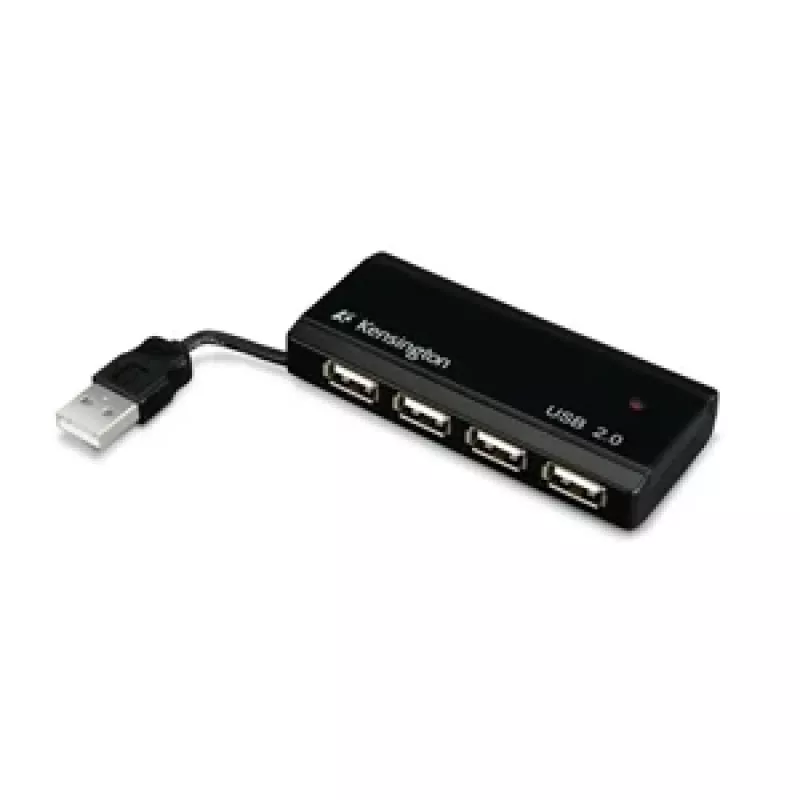 Kensington PocketHUB Mini USB 2.0 centrmezgls, 4 pieslēgvietas (33399EU)