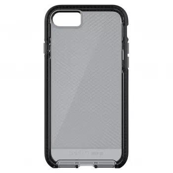 Tech21 EvoCheck T21-5329 tālruņa apvalks iPhone SE / 7 / 8, dūmu / melns