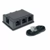S/CONN maximum connectivity ISDN sadalītājs ar 6 portiem, komplekts ar 3,0 m savienojuma kabeli, 71400-6SET