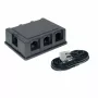 S/CONN maximum connectivity ISDN sadalītājs ar 6 portiem, komplekts ar 3,0 m savienojuma kabeli, 71400-6SET
